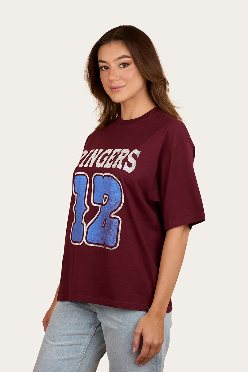 Ringers Western Team Ringers Womens Oversized T-Shirt