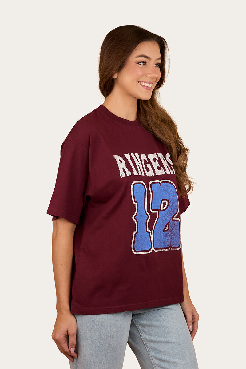 Ringers Western Team Ringers Womens Oversized T-Shirt