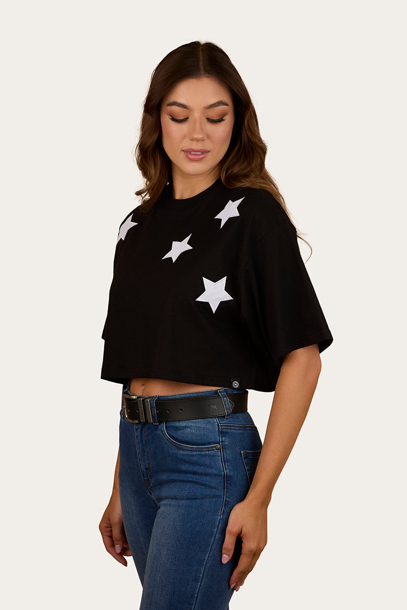 Ringers Western Twilight Womens Oversized Cropped T-Shirt