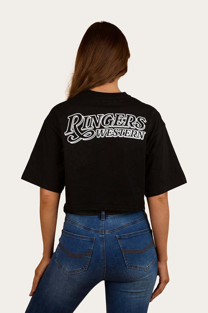 Ringers Western Twilight Womens Oversized Cropped T-Shirt