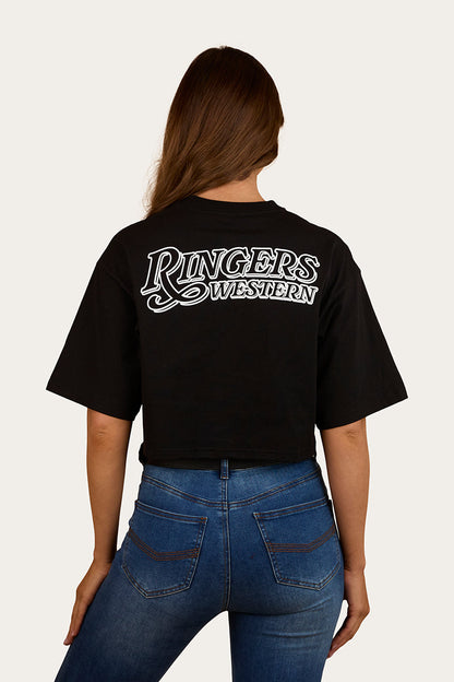 Ringers Western Twilight Womens Oversized Cropped T-Shirt