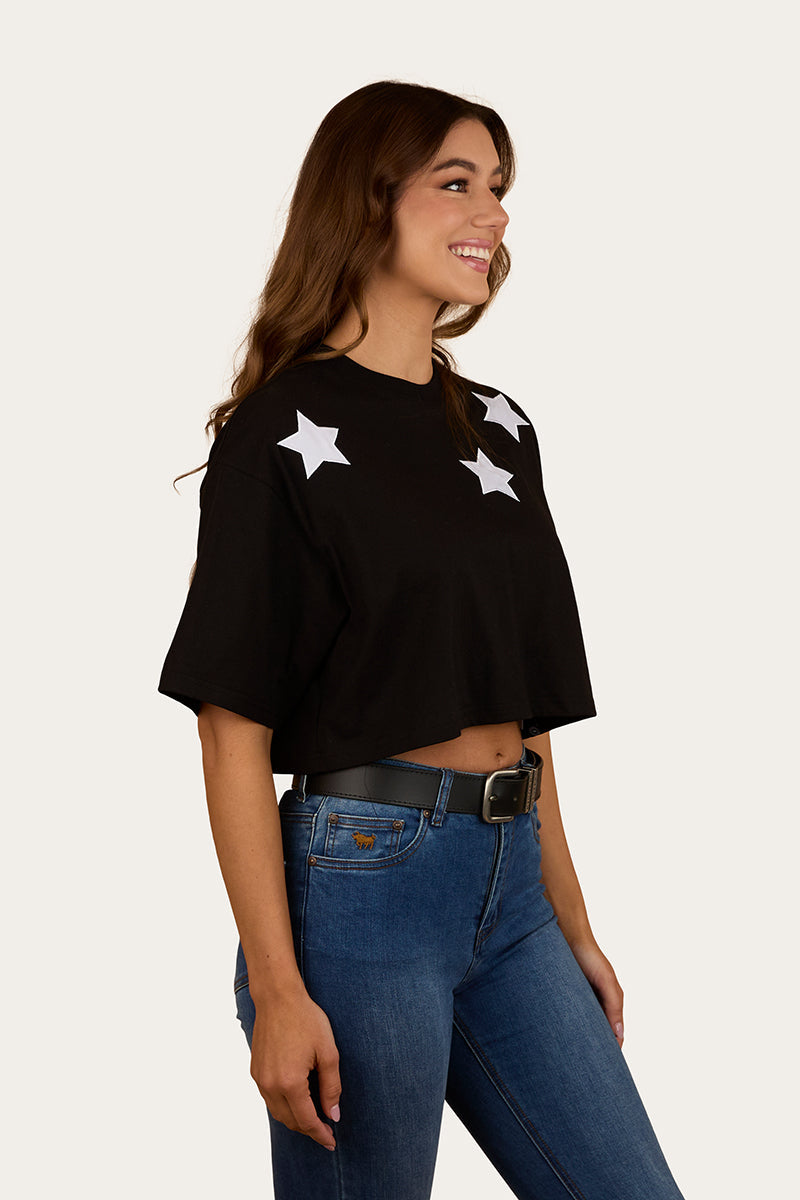 Ringers Western Twilight Womens Oversized Cropped T-Shirt