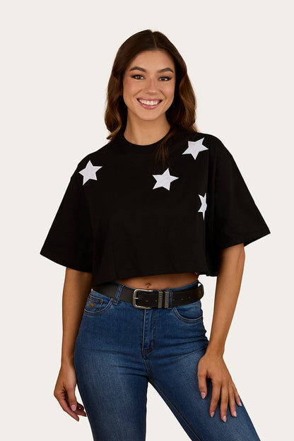 Ringers Western Twilight Womens Oversized Cropped T-Shirt
