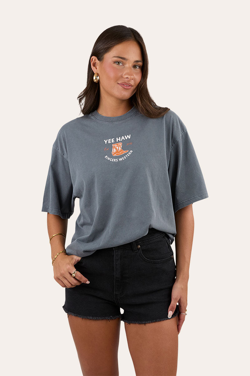 Ringers Western Born In The West Womens Oversized T-Shirt
