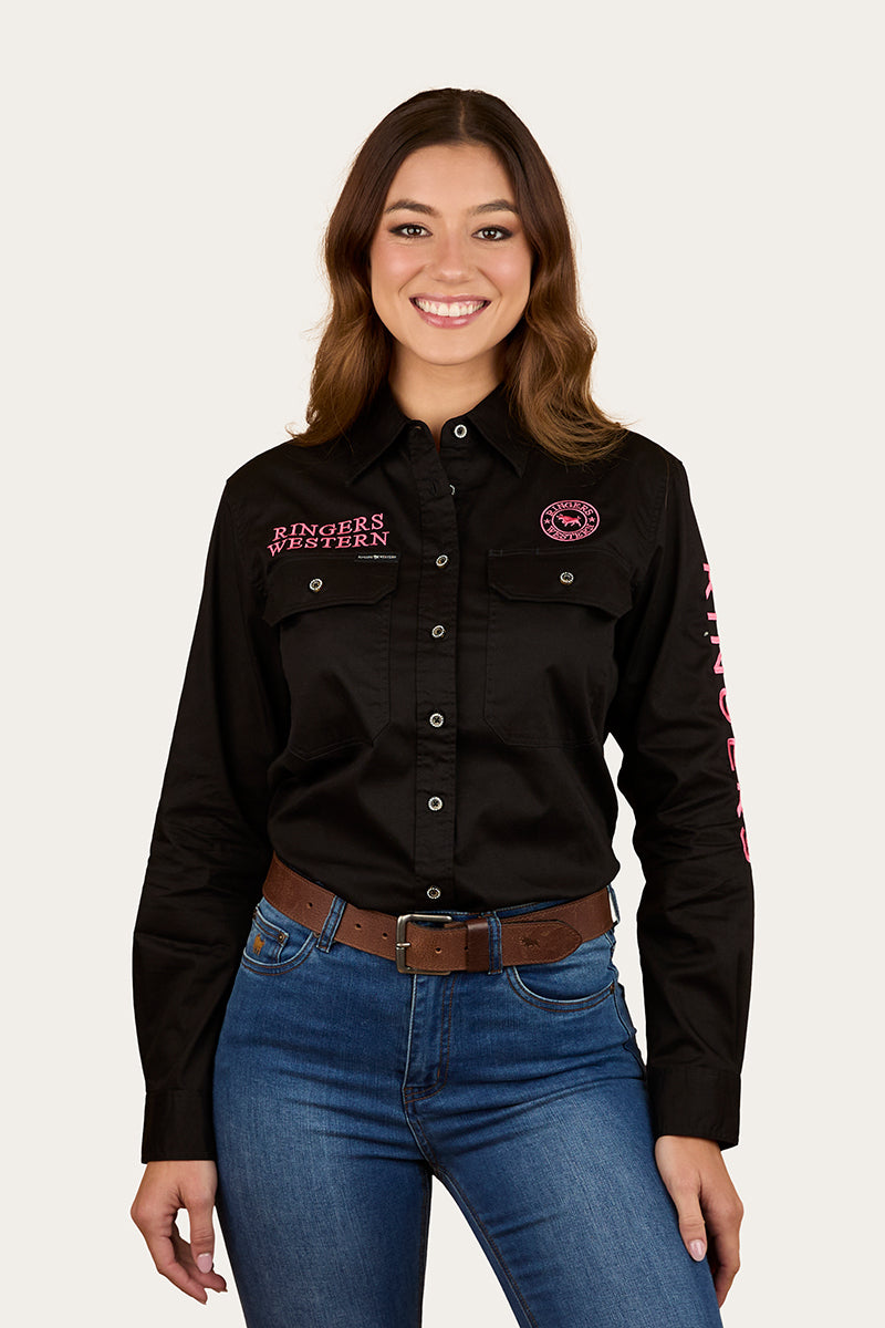 Ringers Western Signature Jillaroo Womens Printed Full Button Work Shirt