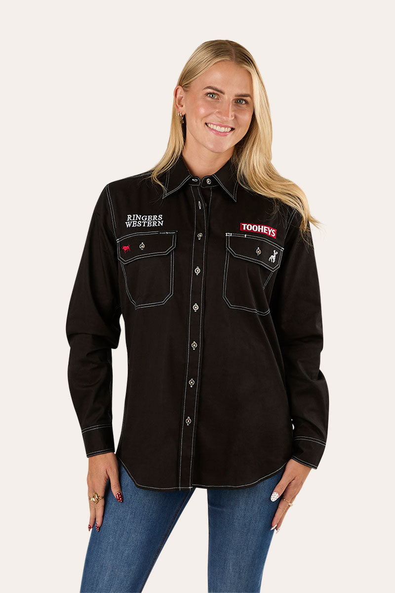 Tooheys X Ringers Womens Long Sleeve Full Button Work Shirt