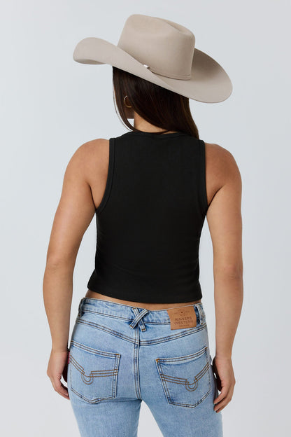 Ringers Western Southern Stitch Womens Rib Tank