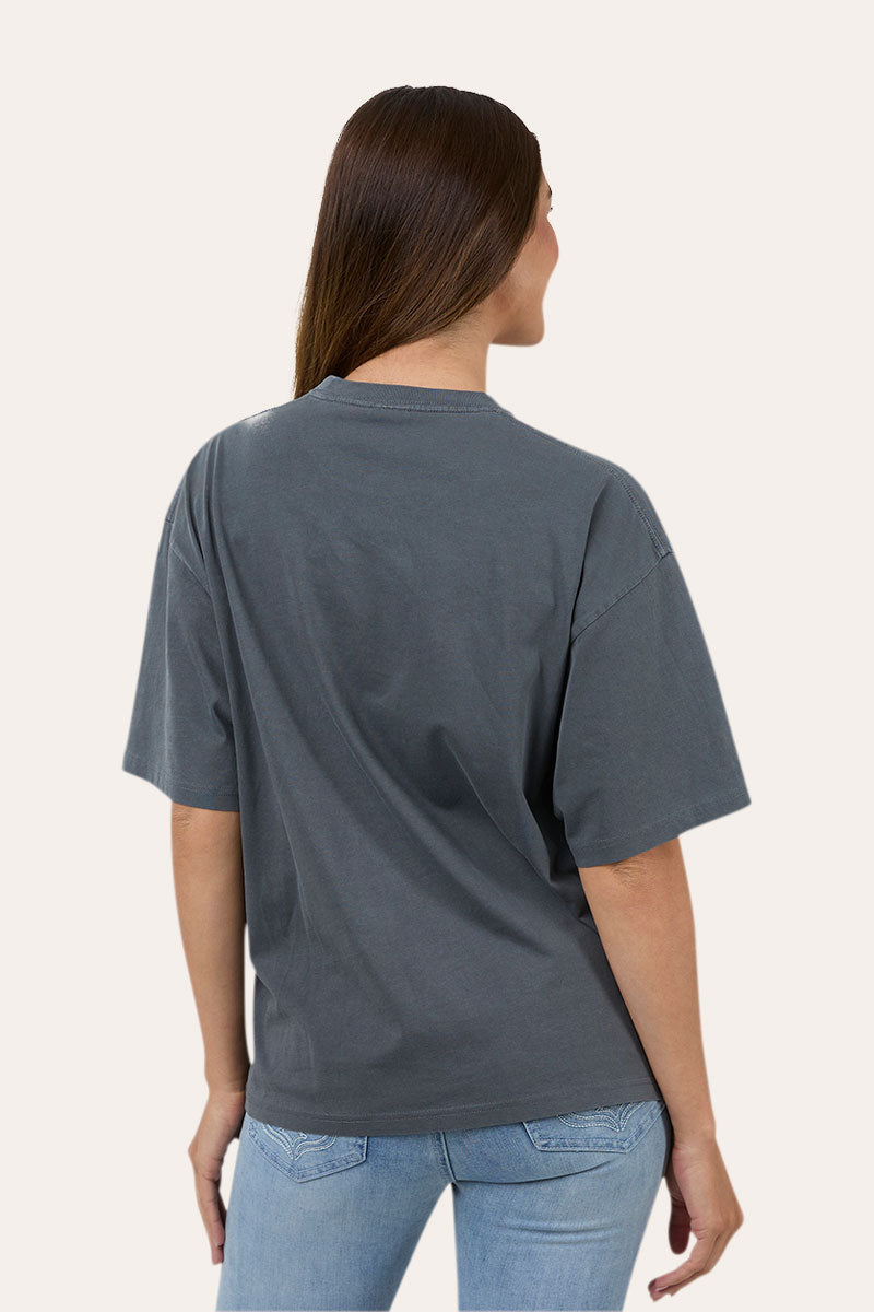 Ringers Western Who Gives A Buck Womens Oversized T-Shirt
