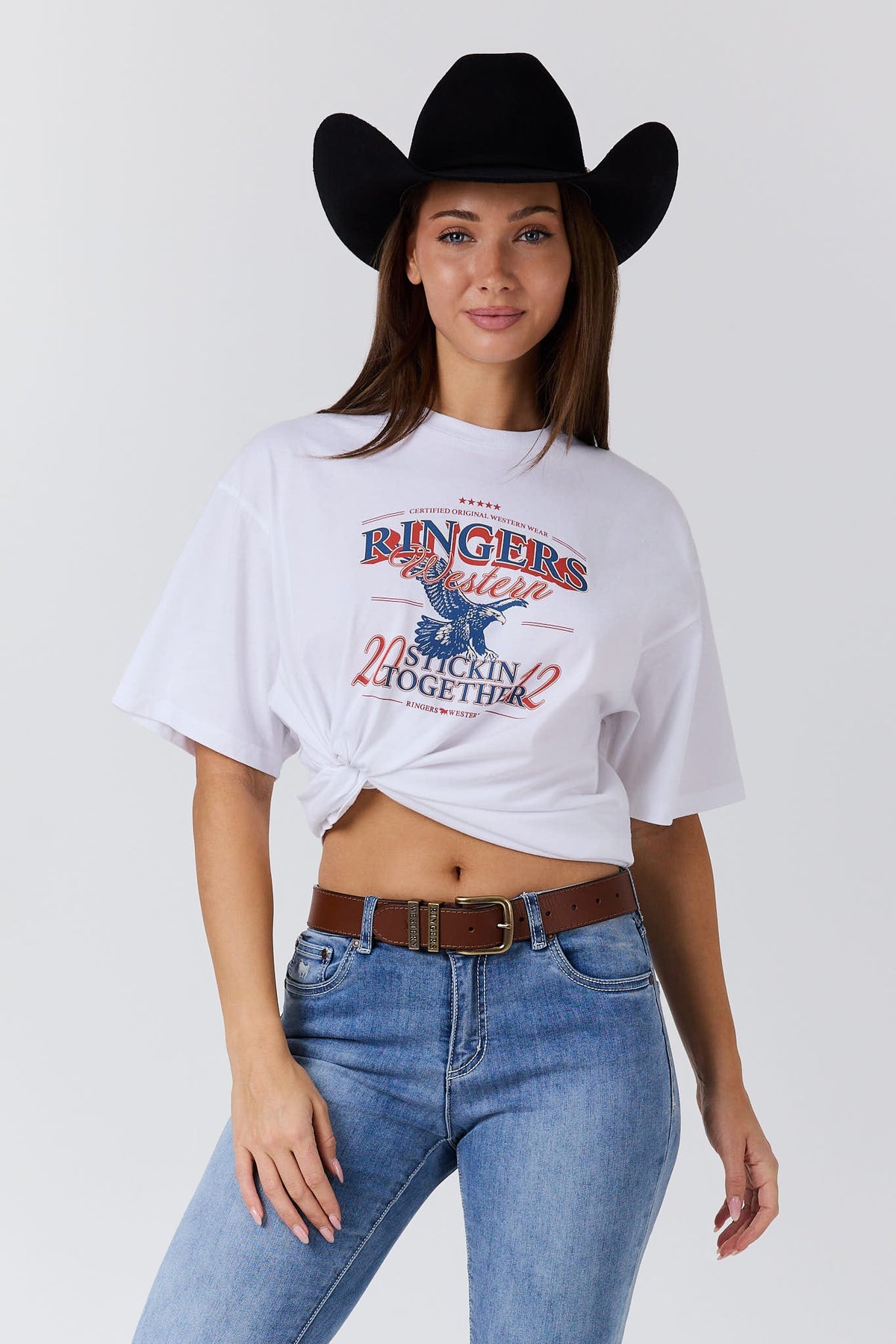 Ringers Western Eagle Eye Womens Oversized T-Shirt