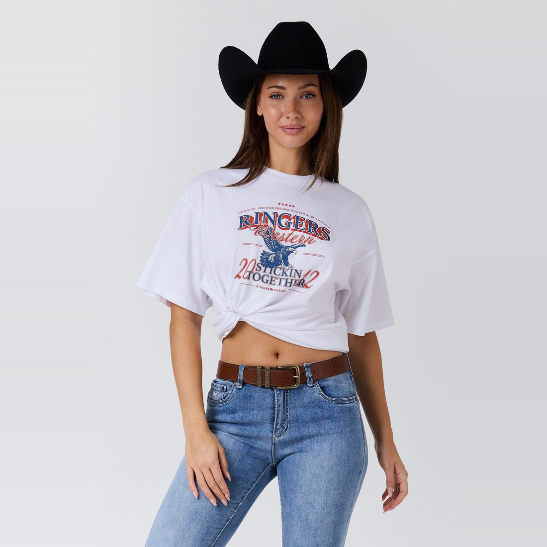 Ringers Western Eagle Eye Womens Oversized T-Shirt