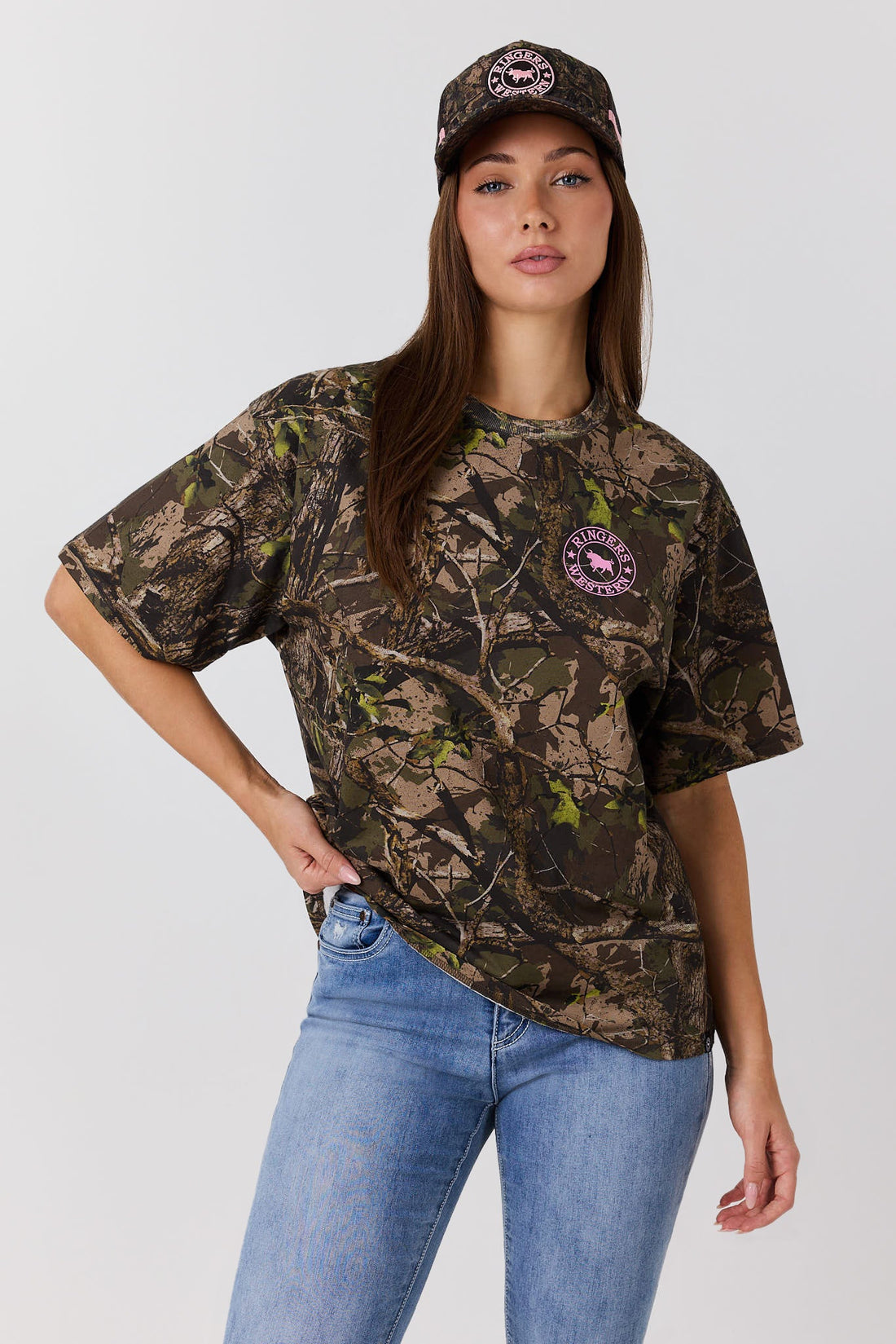 Ringers Western Find Me Womens Oversized T-Shirt