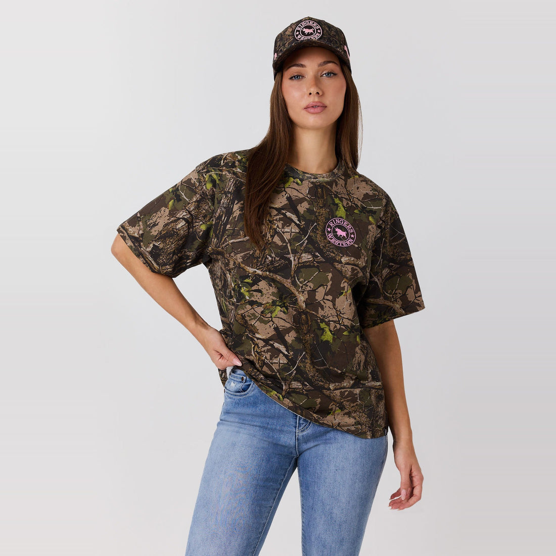 Ringers Western Find Me Womens Oversized T-Shirt