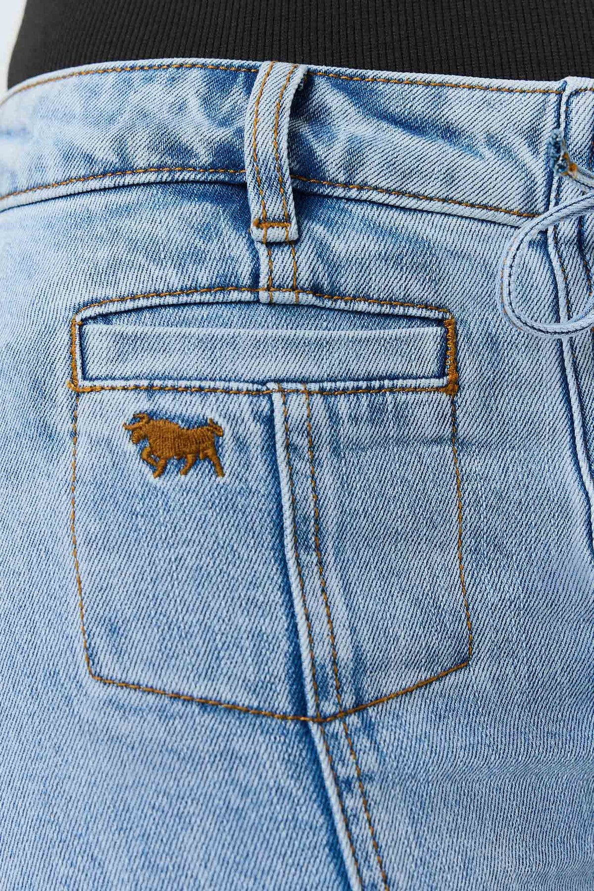 Ringers Western Rodeo Rose Womens Lace Front Mid Rise Bootleg Jean