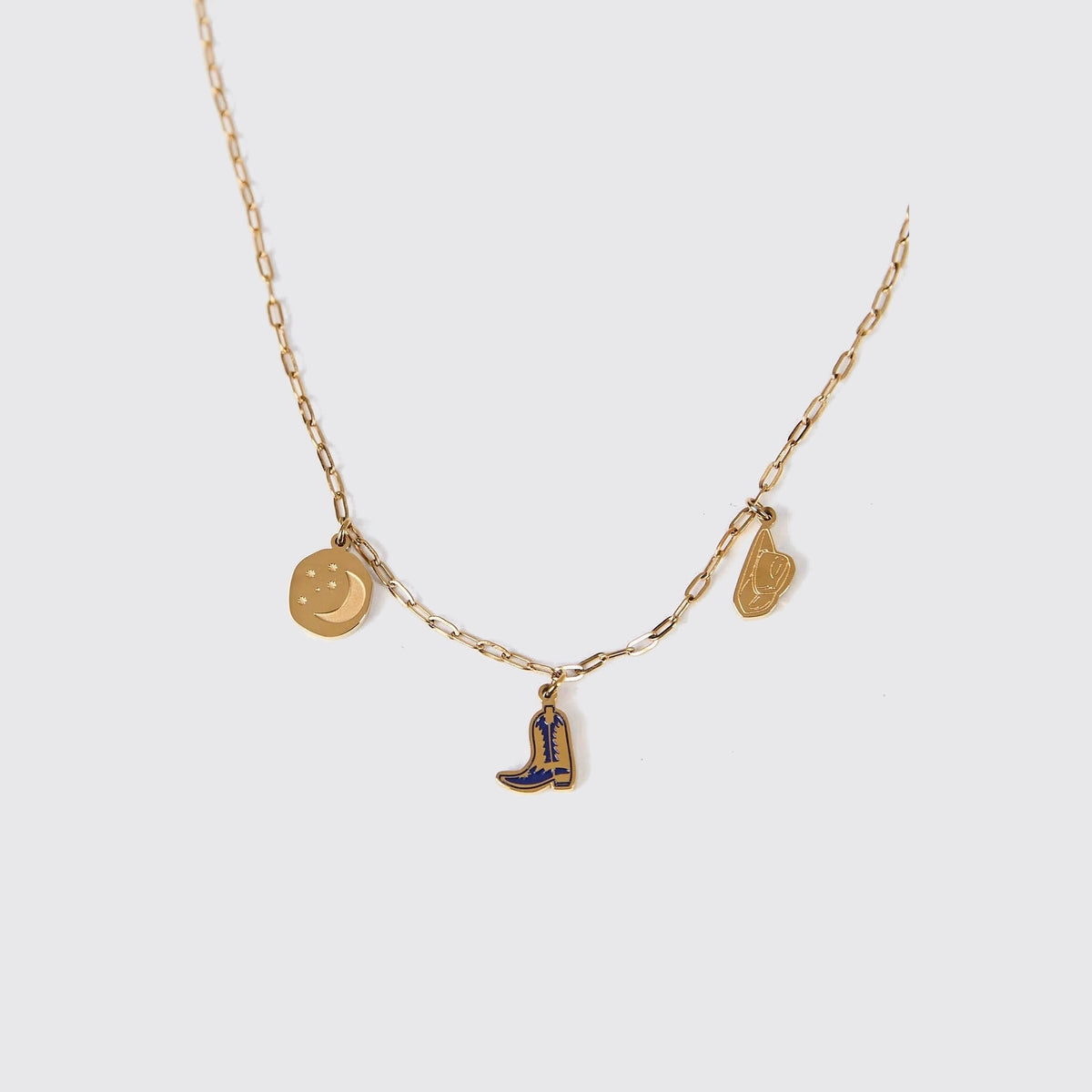 Ringers Western Rodeo Charm Necklace