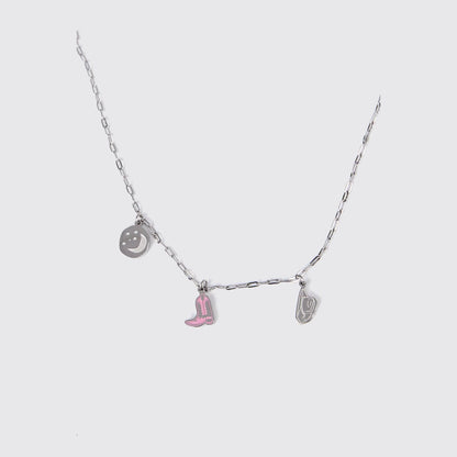 Ringers Western Rodeo Charm Necklace