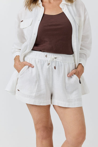 Ringers Western Kinsley Womens Linen Drawstring Short
