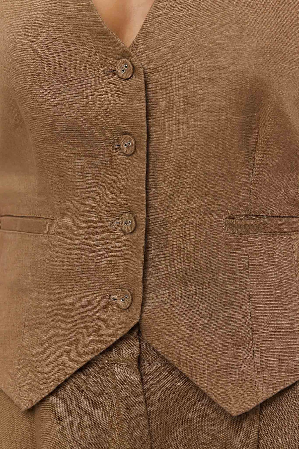 Ringers Western Zahra Womens Linen Vest