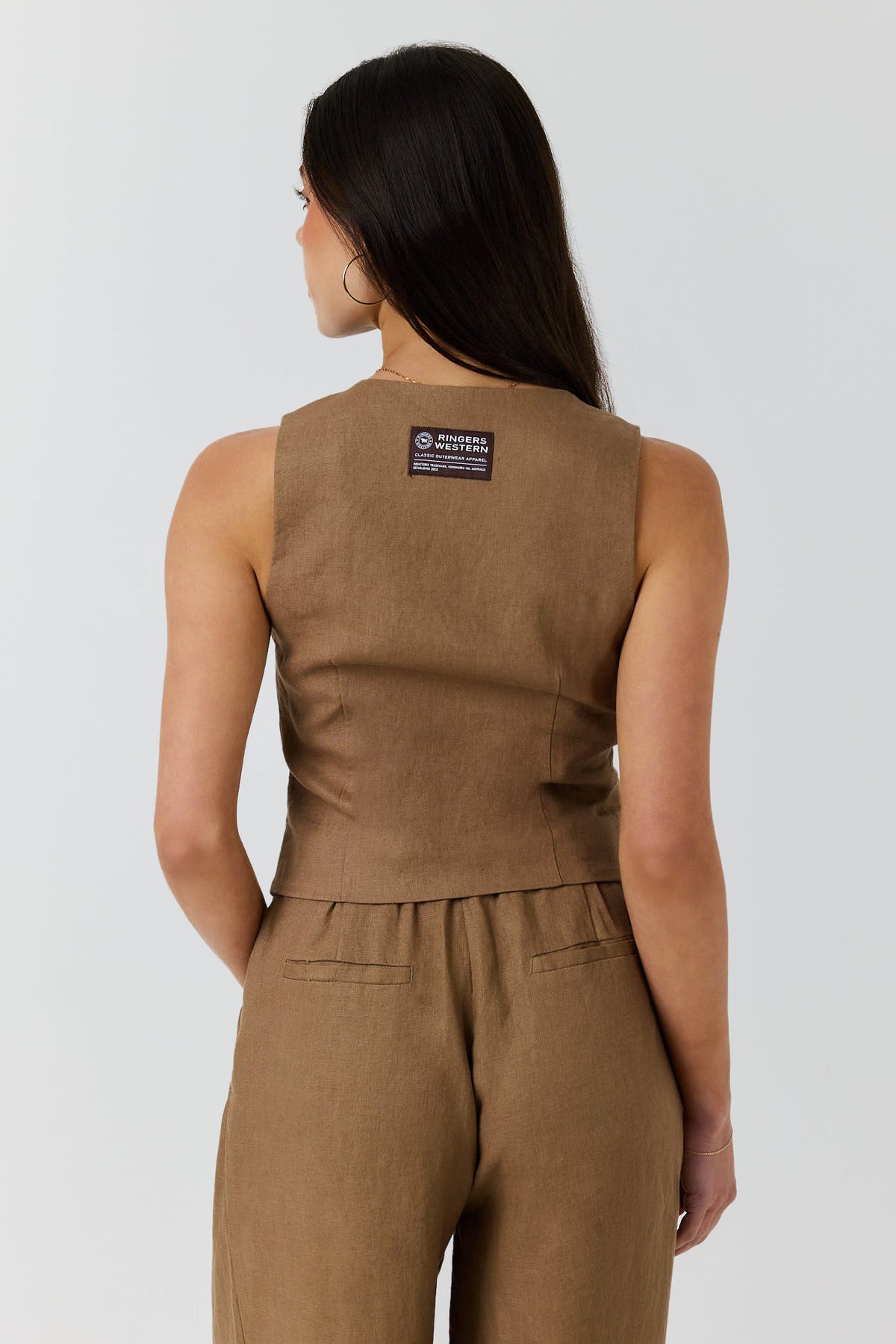Ringers Western Zahra Womens Linen Vest