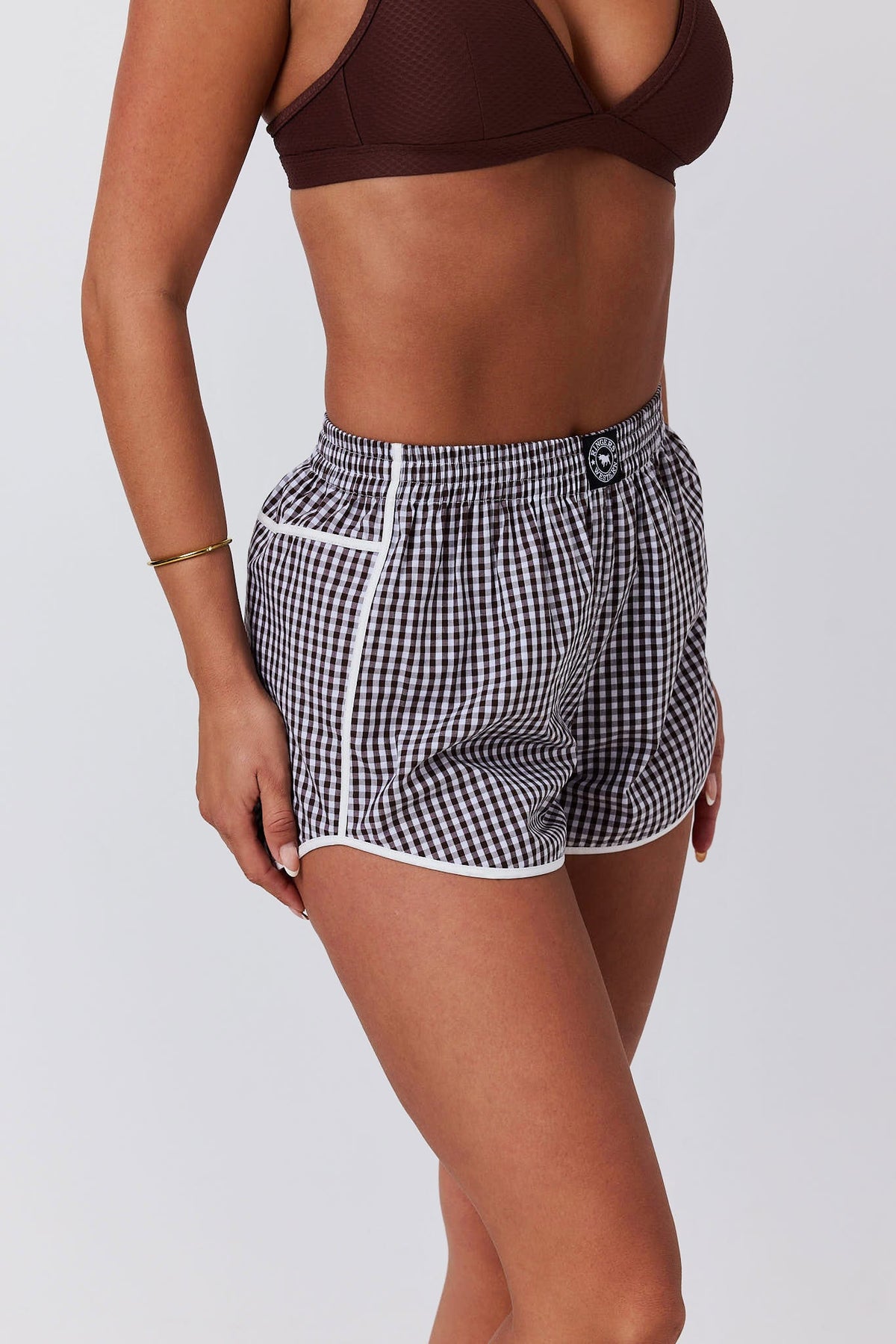 Ringers Western One Buck Gingham Womens Short