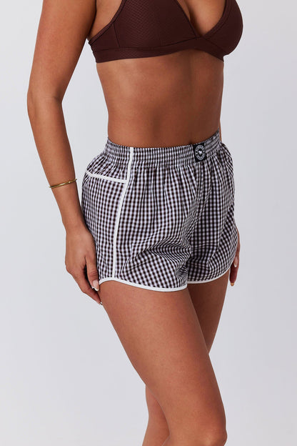 Ringers Western One Buck Gingham Womens Short