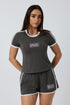 Ringers Western Lolita Womens Baby Short - Charcoal