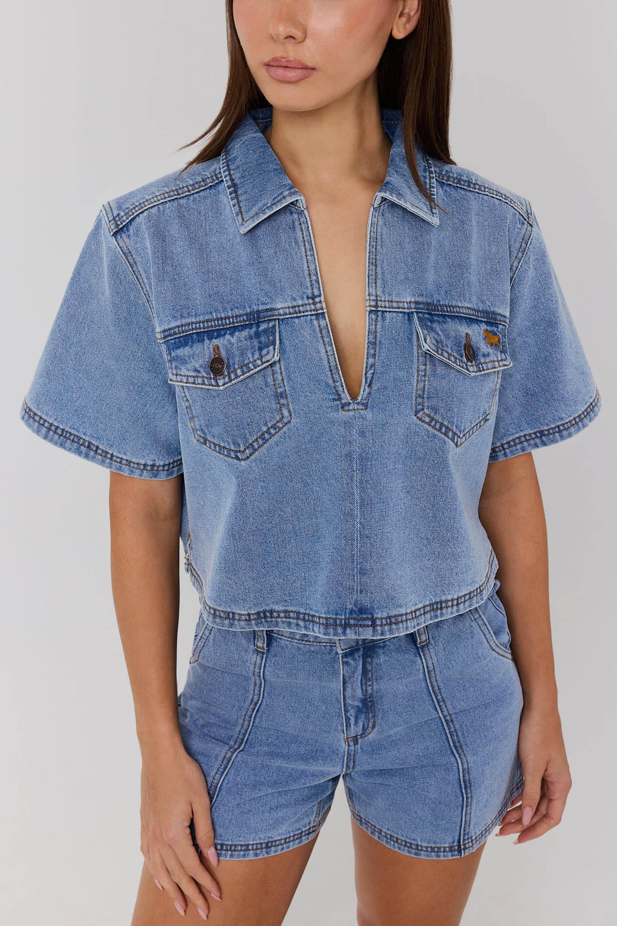 Ringers Western Iris Outback Womens Denim Top