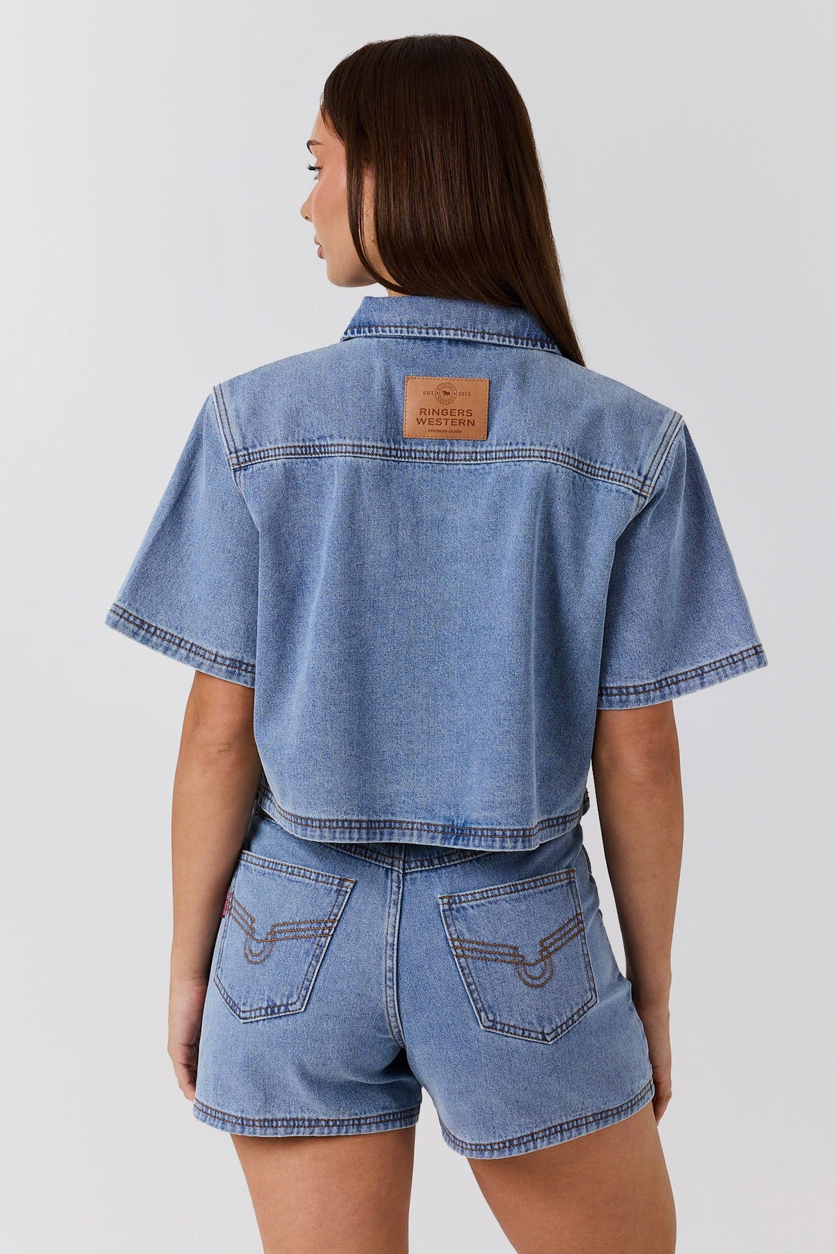 Ringers Western Iris Outback Womens Denim Top
