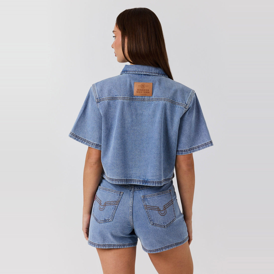 Ringers Western Iris Outback Womens Denim Top