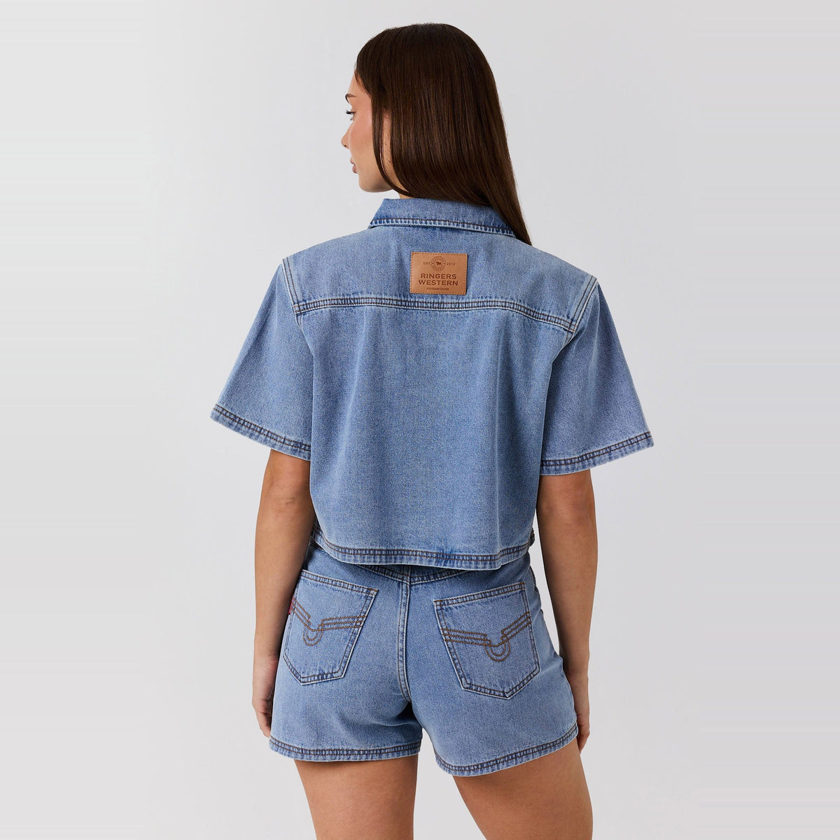 Ringers Western Iris Outback Womens Denim Top