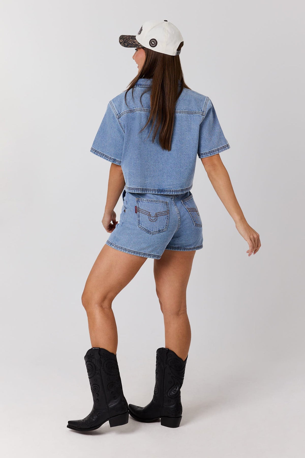 Ringers Western Iris Outback Womens Denim Short