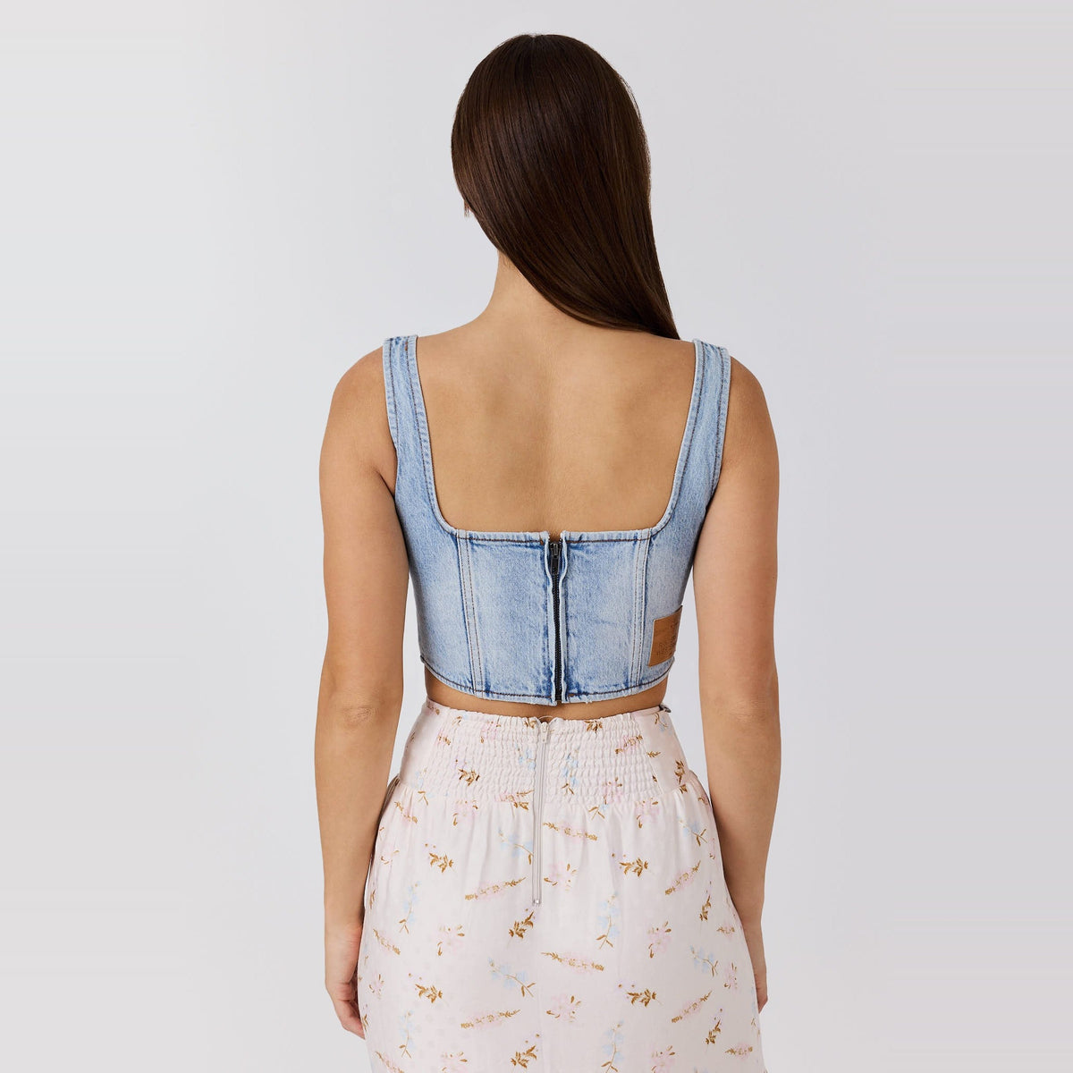 Ringers Western Minxy Womens Denim Corset Top