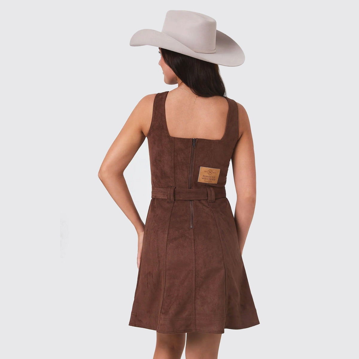 Ringers Western Lilah Womens Faux Suede Mini Dress