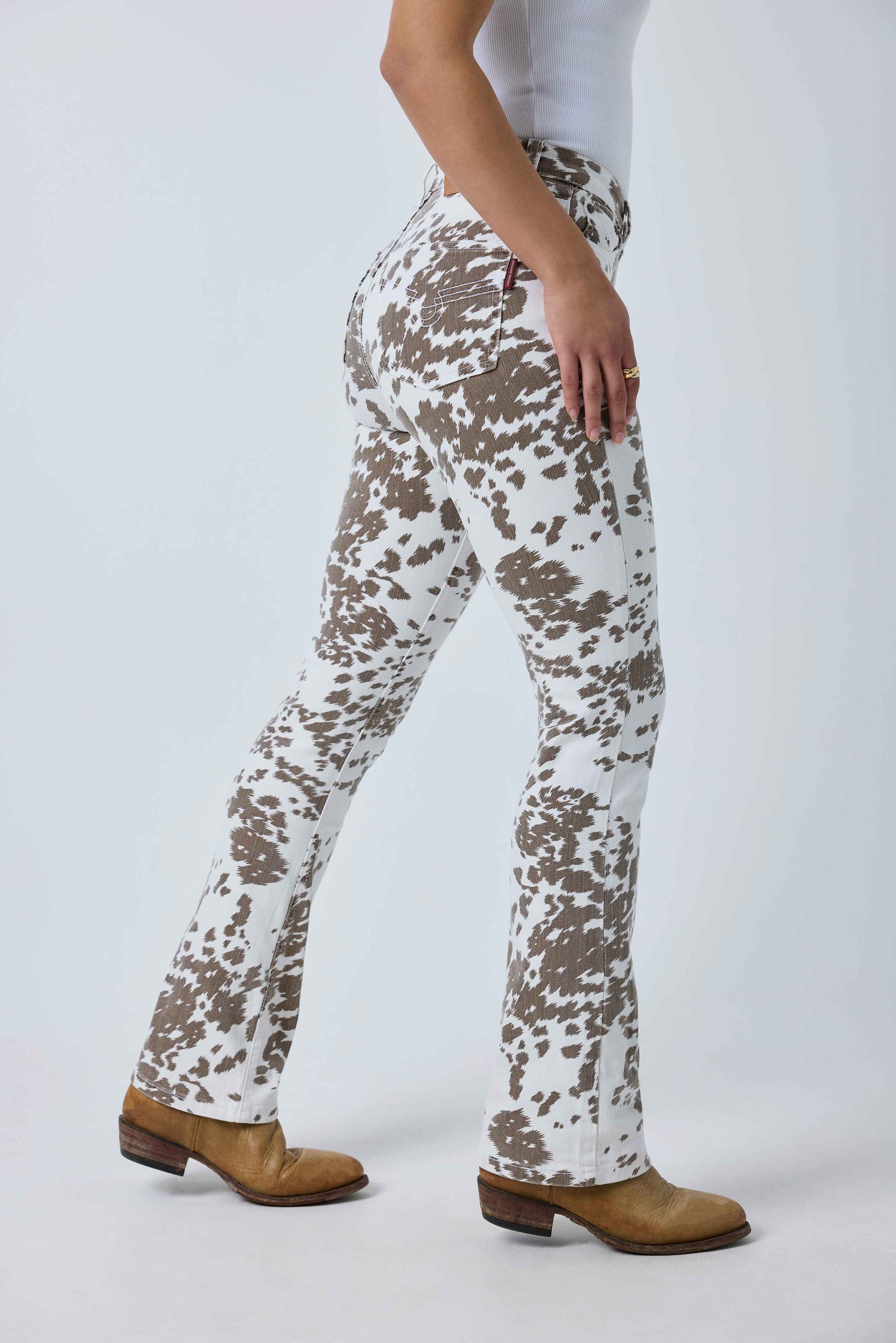Ringers Western Penny Wild Hide Womens High-rise Bootleg Jean