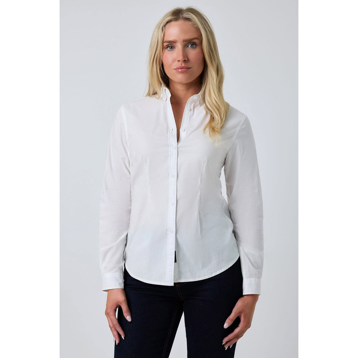 Ringers Western Roma Womens Dress Shirt White