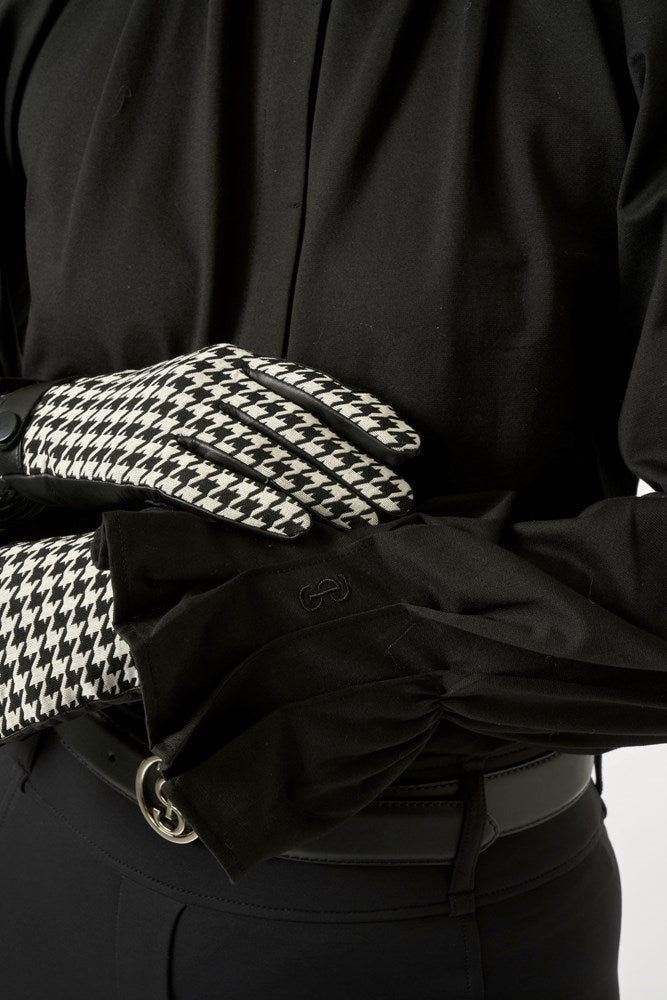 PS of Sweden Hannah Houndstooth Riding Gloves