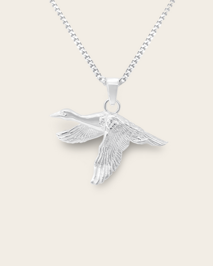 Whistle &amp; Pop Fly Away Home Duck Necklace