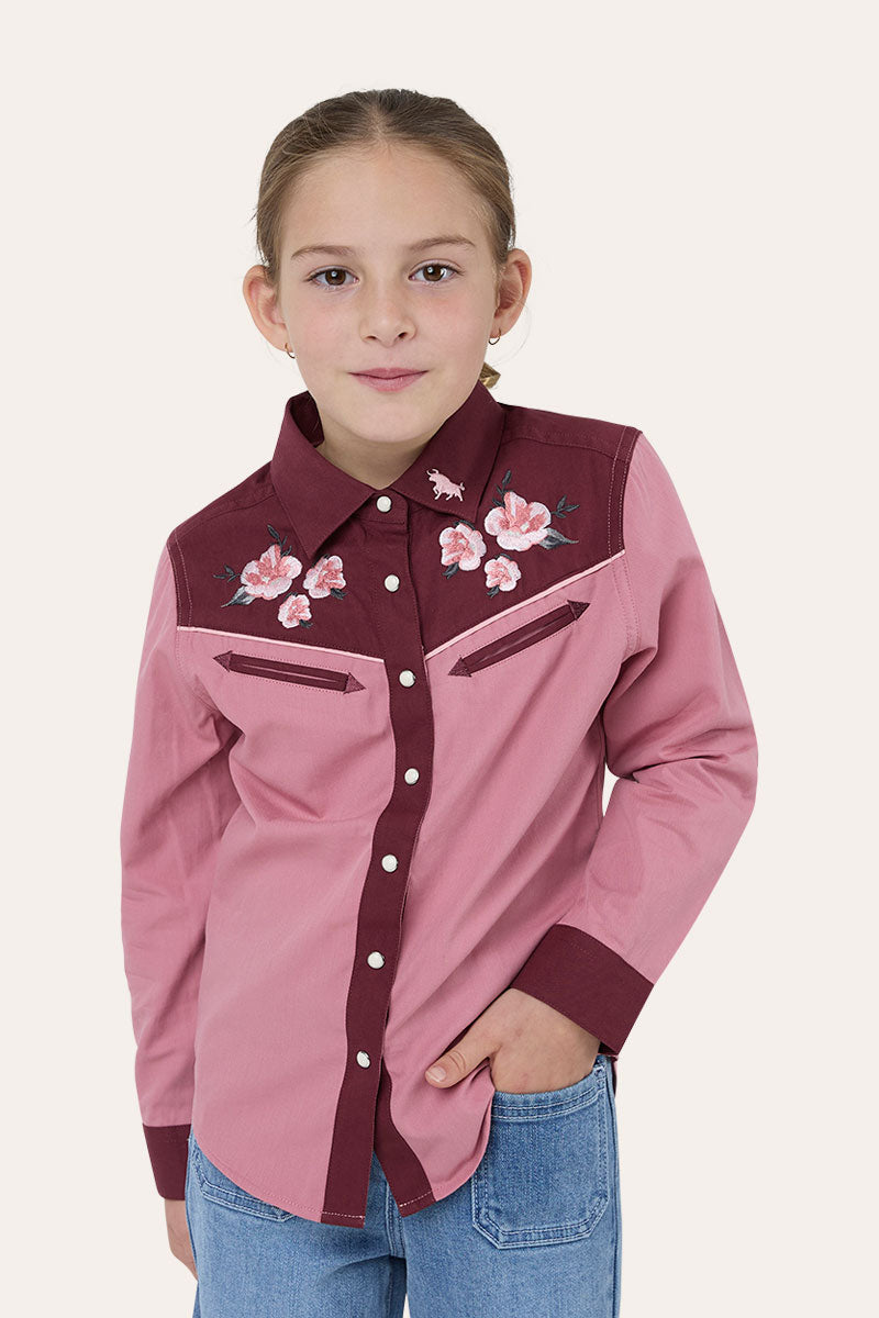 Ringers Western Bonnie Kids Girls Western Shirt