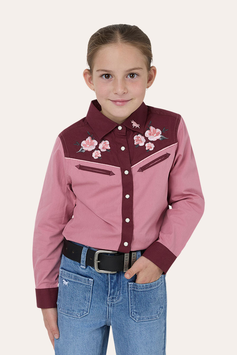 Ringers Western Bonnie Kids Girls Western Shirt