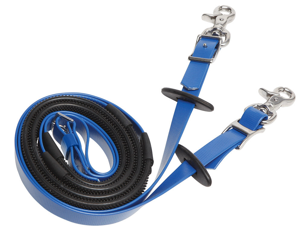 Zilco Deluxe Endurance Reins Royal Blue