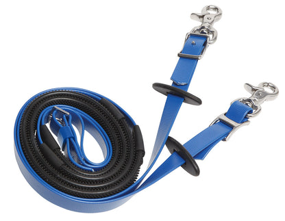 Zilco Deluxe Endurance Reins Royal Blue