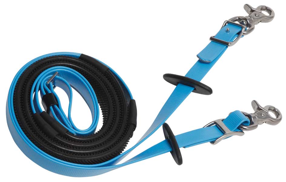 Zilco Deluxe Endurance Reins Cyan