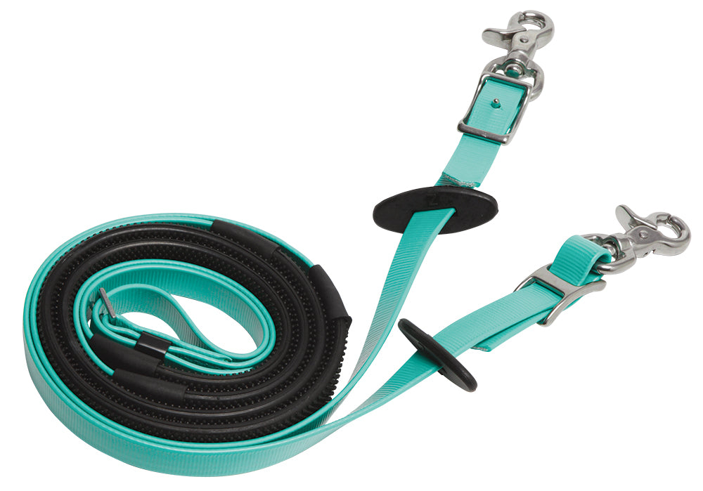 Zilco Deluxe Endurance Reins Turquoise
