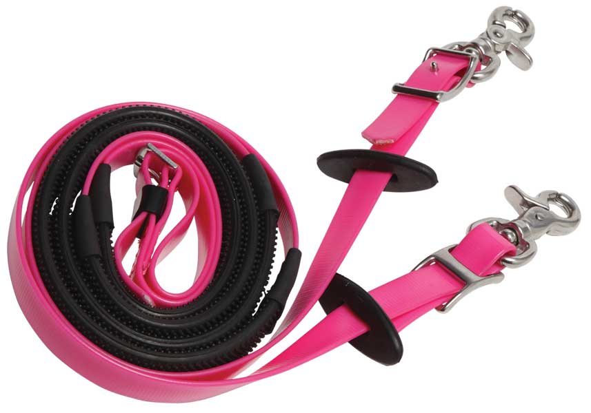 Zilco Deluxe Endurance Reins Cerise