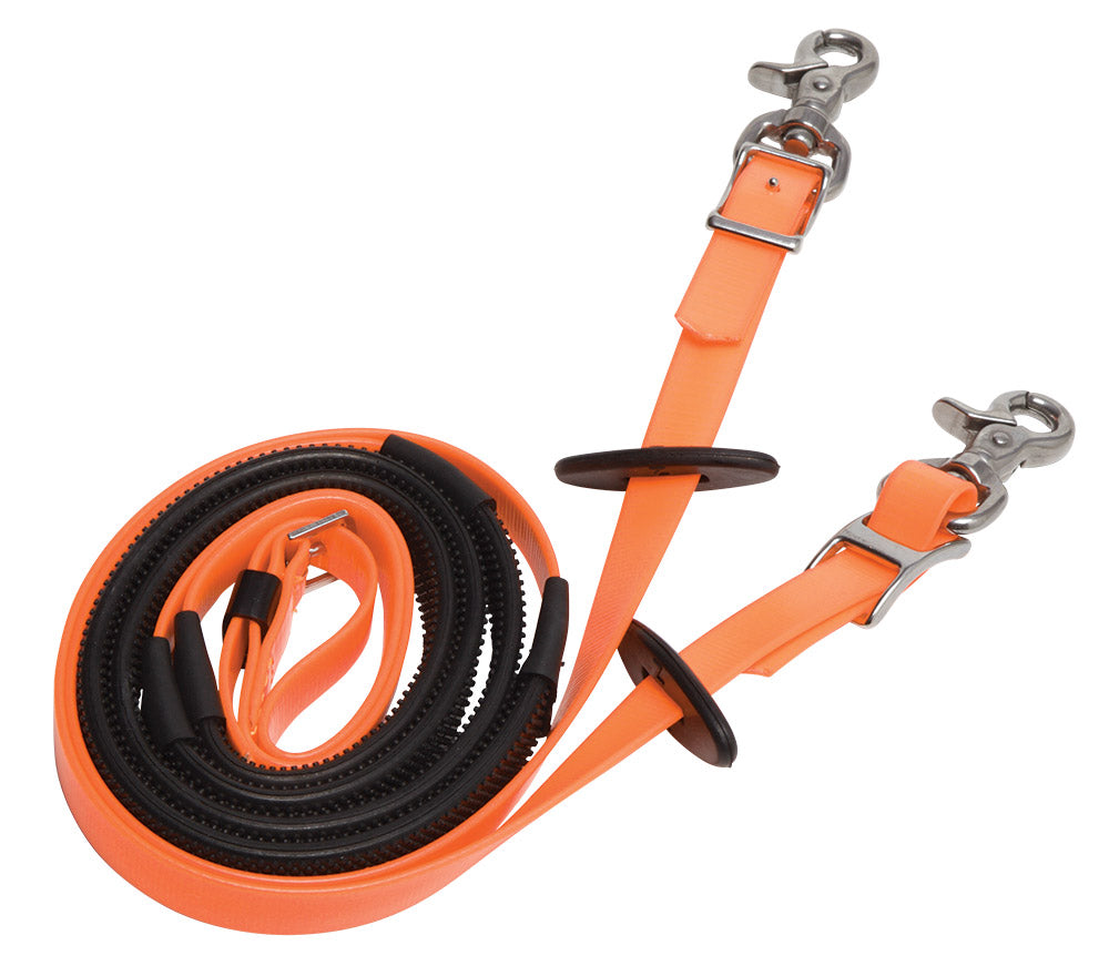 Zilco Deluxe Endurance Reins Orange