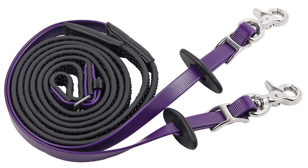 Zilco R-Grip Endurance Reins Purple