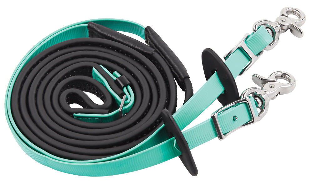 Zilco R-Grip Endurance Reins Turquoise