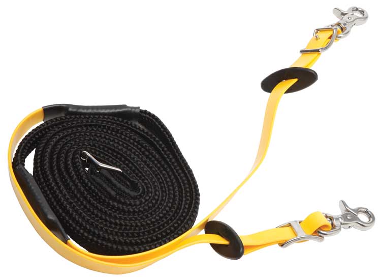 Zilco Woven Grip Endurance Reins Yellow