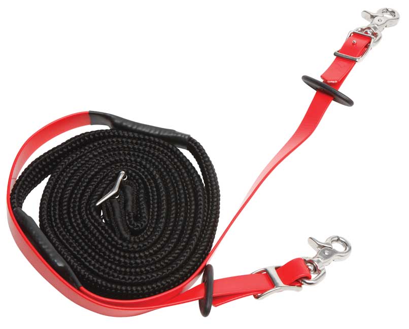 Zilco Woven Grip Endurance Reins Red