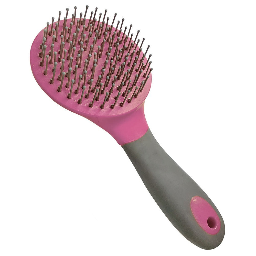 Zilco Mane &amp; Tail Brush Pink/Grey