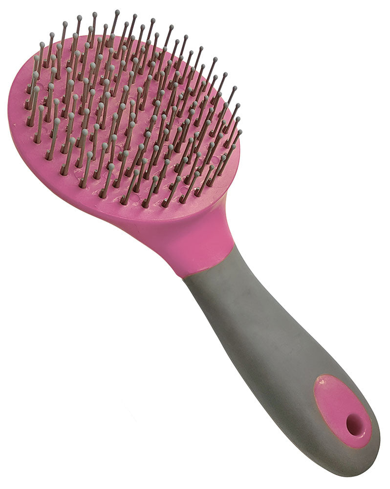 Zilco Mane &amp; Tail Brush Pink/Grey